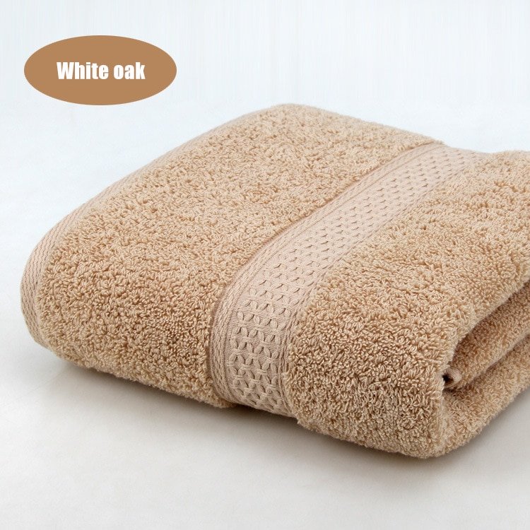 10pcs Pure Cotton Super Absorbent Large Towel Bath Towel 70*140cm Thick  Soft Bathroom Towels Comfortable Beach Towels 15 Colors - Reanga